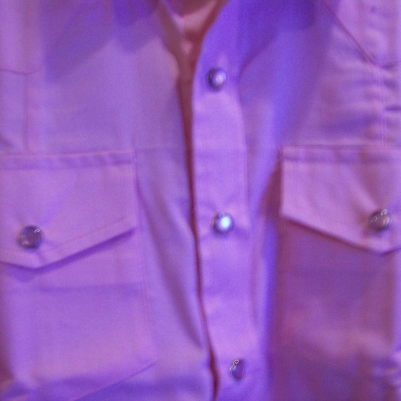 NWT Men’s Pink Western Express Shirt - Picture 7 of 7